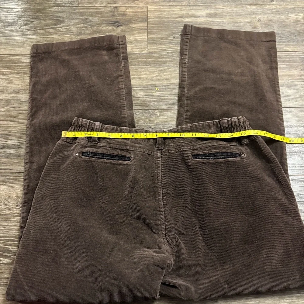 Y2K does 70s Vintage Erika & Co Corduroy Flare Pants (Chocolate Brown) Size 14